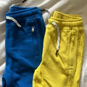 Double Knee Slim Sweatpants in French Terry